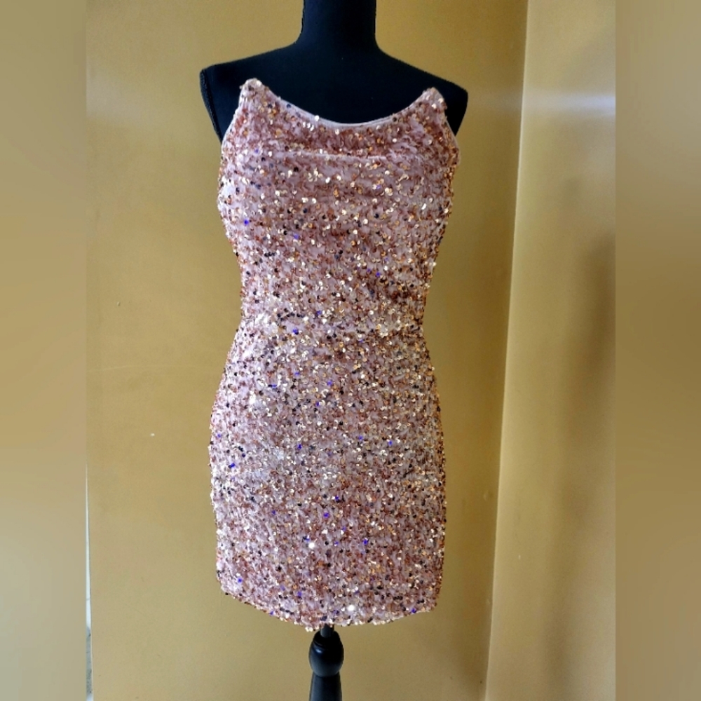 Sparkle pink dress